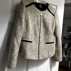 Vince Camuto - multi beige / black / cream jacket size 8